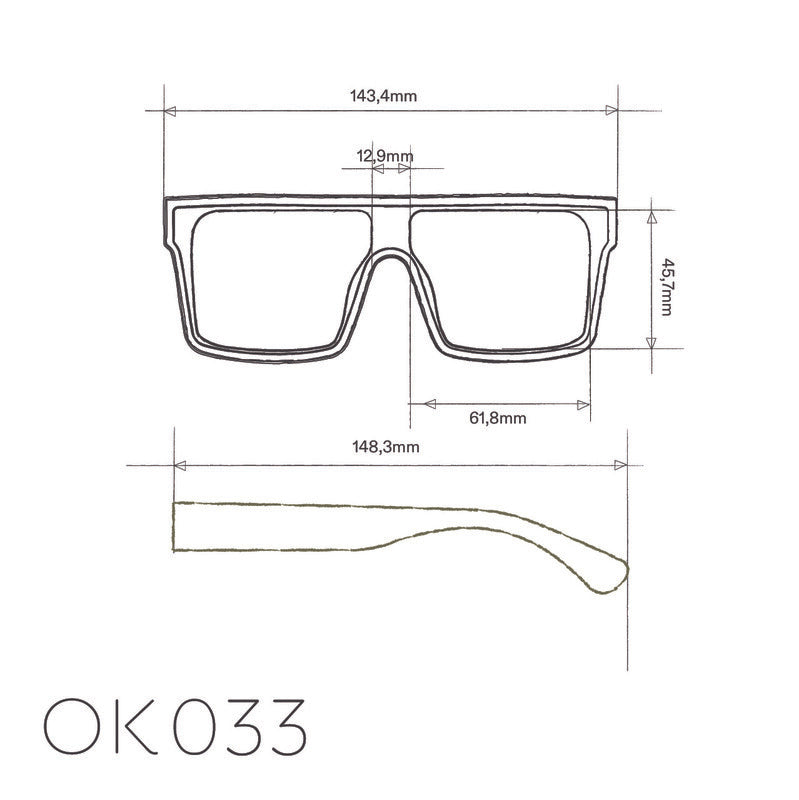 OK033-CH - Occhiali da Sole - OKKIA