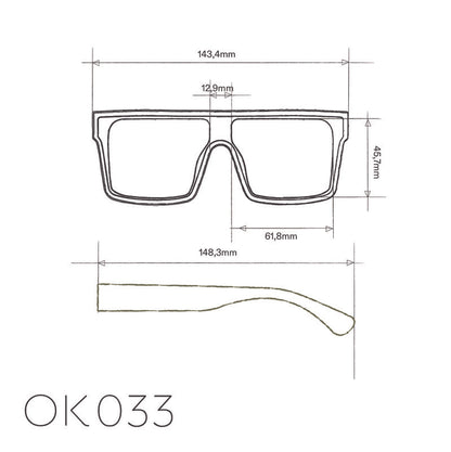 OK033-CH - Occhiali da Sole - OKKIA